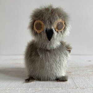 Vintage Canadian Ookpik Figurine - Canada Handmade Good Luck Decor